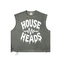 HOUSE DISTRESSED GROMMET EYELET TANK TOP