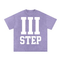 III STEP ACID WASH OVERSIZED T-SHIRT