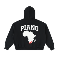 III STEP x PIANO HEAVYWEIGHT BOXY ZIP HOODIE