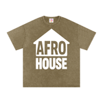 AFRO HOUSE SNOW WASH OVERSIZED T-SHIRT