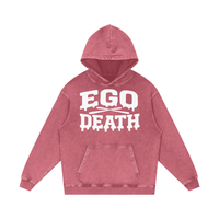 EGO DEATH x AFRO HOUSE SNOW-WASH HOODIE