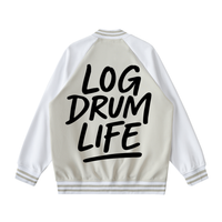 LOG DRUM LIFE VARSITY JACKET – TWO TONED FLEECE