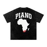 AMAPIANO ACID WASH OVERSIZED  T-SHIRT