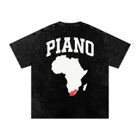 AMAPIANO ACID WASH OVERSIZED  T-SHIRT