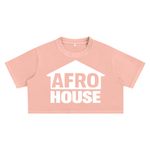 AFRO HOUSE SNOW-WASHED CROP TOP