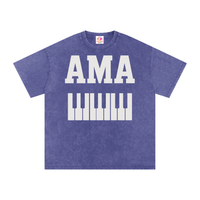 AMAPIANO ACID WASH OVERSIZED  T-SHIRT
