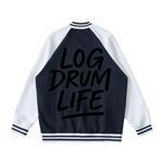LOG DRUM LIFE VARSITY JACKET – TWO TONED FLEECE