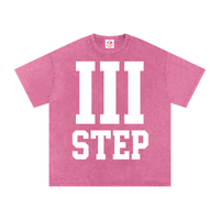 III STEP ACID WASH OVERSIZED T-SHIRT