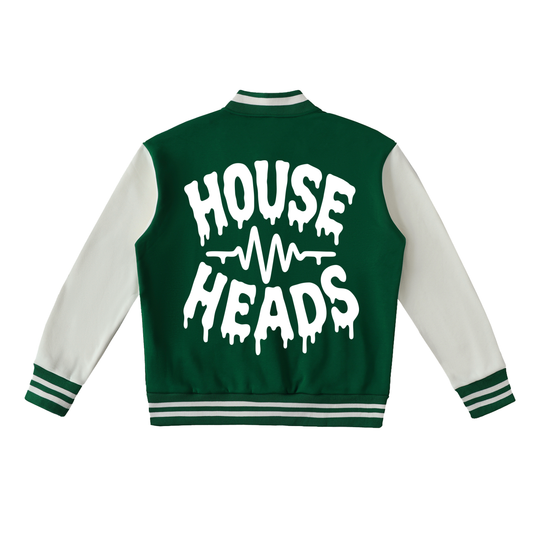 HOUSE HEADS VARSITY JACKET -TWO TONED FLEECE