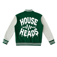 HOUSE HEADS VARSITY JACKET -TWO TONED FLEECE