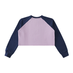 I ❤️ AMAPIANO WOMEN'S HEAVY TWO-TONE CROP SWEATSHIRT