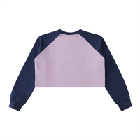 I ❤️ AMAPIANO WOMEN'S HEAVY TWO-TONE CROP SWEATSHIRT
