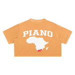 AMAPIANO SNOW WASH OVERSIZED CROP TOP