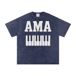AMAPIANO ACID WASH OVERSIZED  T-SHIRT
