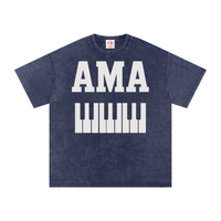 AMAPIANO ACID WASH OVERSIZED  T-SHIRT
