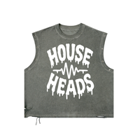HOUSE DISTRESSED GROMMET EYELET TANK TOP