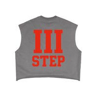III STEP FRENCH TERRY BOXY TANK TOP