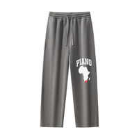 PIANO FRAYED ENZYME WASH FLEECE SWEATPANTS