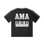 AMAPIANO CONTRAST COLLAR POLO SHIRT