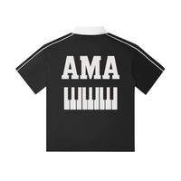 AMAPIANO CONTRAST COLLAR POLO SHIRT