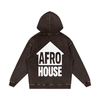 EGO DEATH x AFRO HOUSE SNOW-WASH HOODIE