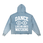 HOUSE HEADS VINTAGE WASH FRAYED-HEM HOODIE
