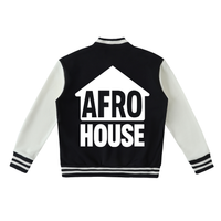 AFRO HOUSE VARSITY JACKET -TWO TONED FLEECE