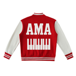 AMAPIANO VARSITY JACKET - TWO TONED FLEECE