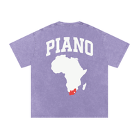 AMAPIANO ACID WASH OVERSIZED  T-SHIRT