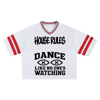 HOUSE RULES  OVERSIZED MESH BOXY T-SHIRT