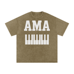 AMAPIANO ACID WASH OVERSIZED  T-SHIRT