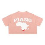 AMAPIANO SNOW WASH OVERSIZED CROP TOP