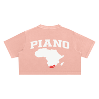 AMAPIANO SNOW WASH OVERSIZED CROP TOP