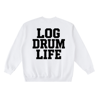 GQOM OVERSIZED CREWNECK SWEATSHIRT – LOG DRUM LIFE EDITION