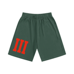 III STEP ESSENTIAL HEAVYWEIGHT COTTON SHORTS