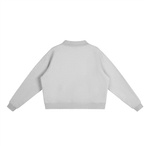 SHHH… JUST DANCE™ OVERSIZED FLEECE MOCK-NECK SWEATER