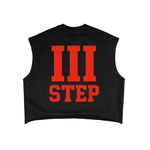 III STEP FRENCH TERRY BOXY TANK TOP