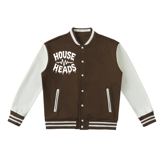 HOUSE HEADS VARSITY JACKET -TWO TONED FLEECE