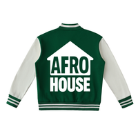 AFRO HOUSE VARSITY JACKET -TWO TONED FLEECE