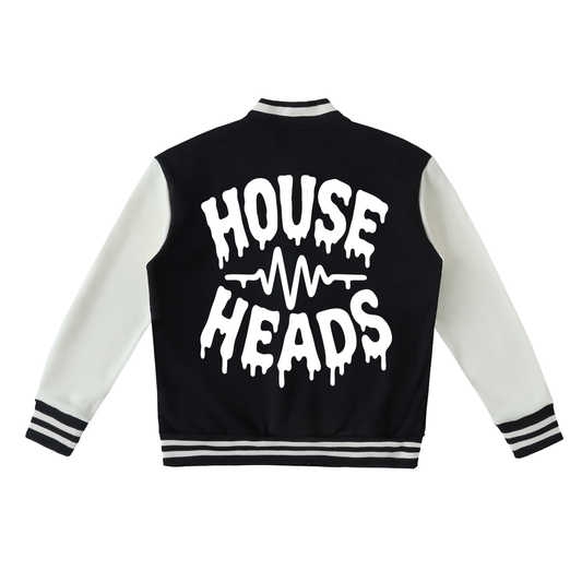 HOUSE HEADS VARSITY JACKET -TWO TONED FLEECE
