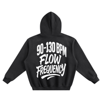 AFRO HOUSE FLOW FREQUENCY FLEECE BOXY HOODIE
