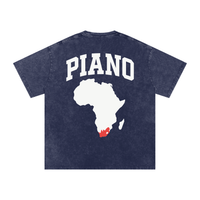 AMAPIANO ACID WASH OVERSIZED  T-SHIRT