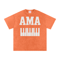 AMAPIANO ACID WASH OVERSIZED  T-SHIRT