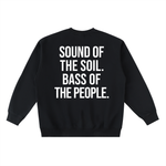 AFROHOUSE OVERSIZED CREWNECK SWEATSHIRT