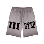 III STEP REVERSED-DYED SWEATSHORTS