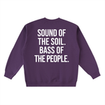AFROHOUSE OVERSIZED CREWNECK SWEATSHIRT