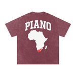 AMAPIANO ACID WASH OVERSIZED  T-SHIRT