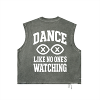 HOUSE DISTRESSED GROMMET EYELET TANK TOP