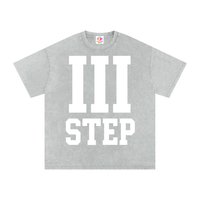 III STEP ACID WASH OVERSIZED T-SHIRT