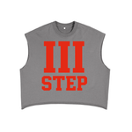 III STEP FRENCH TERRY BOXY TANK TOP